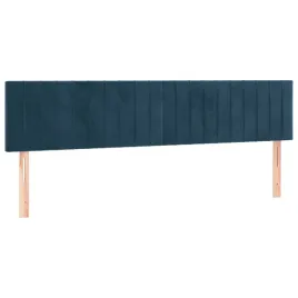 zaglowki-do-lozka-2-szt-ciemnoniebieski-90x5x78-88cm-aksamit