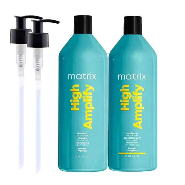 MATRIX HIGH AMPLIFY szampon odżywka 2 x 1000ml objętość + pompka