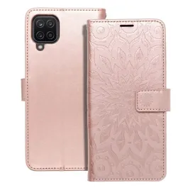 kabura-mezzo-book-do-samsung-a12-mandala-zloty-roz
