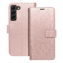 kabura-mezzo-book-do-samsung-s22-mandala-zloty-roz
