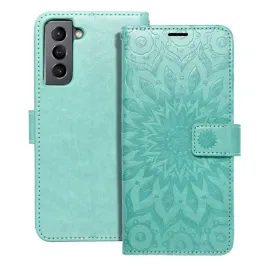 kabura-mezzo-book-do-samsung-s21-mandala-zielony