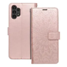 kabura-mezzo-book-do-samsung-a13-4g-mandala-zloty-roz