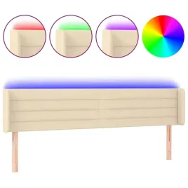 zaglowek-do-lozka-z-led-kremowy-163x16x78-88-cm-tkanina