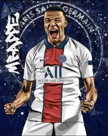 plakat-kylian-mbappe-paris-saint-germain-70x50-cm-24