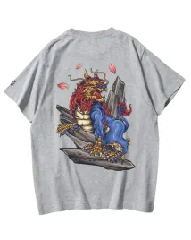 meska-koszulka-z-nadrukiem-smoka-japonskiego-symbolem-mocy-szara-xl