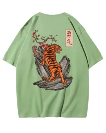 meska-koszulka-z-nadrukiem-tygrysa-ikona-japonskiej-harmonii-zielona-3xl