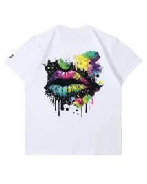 meska-koszulka-z-nadrukiem-kolorowych-ust-tshirt-farba-plamy-bialy-4xl