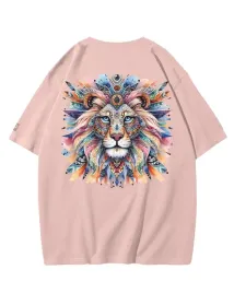 meska-koszulka-z-nadrukiem-lwa-majestatyczny-lew-artystyczna-rozowy-4xl