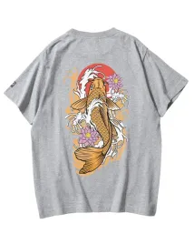 meska-koszulka-z-nadrukiem-japonskiej-sztuki-lotosu-harmonia-szara-xl