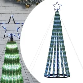 stozkowa-choinka-z-lampek-275-niebieskich-led-180-cm