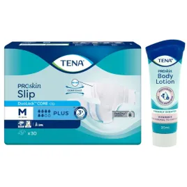 tena-slip-proskin-plus-pieluchomajtki-chlonne-m-30szt-balsam-do-ciala-20ml