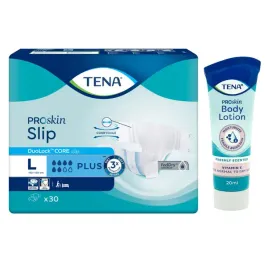 tena-slip-proskin-plus-pieluchomajtki-chlonne-l-30szt-balsam-do-ciala-20ml
