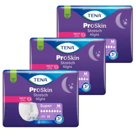 tena-stretch-proskin-super-night-m-pieluchomajtki-elastyczne-na-noc-3x30szt