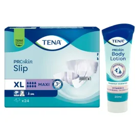 tena-slip-proskin-maxi-pieluchomajtki-chlonne-xl-24szt-balsam-do-ciala-20ml