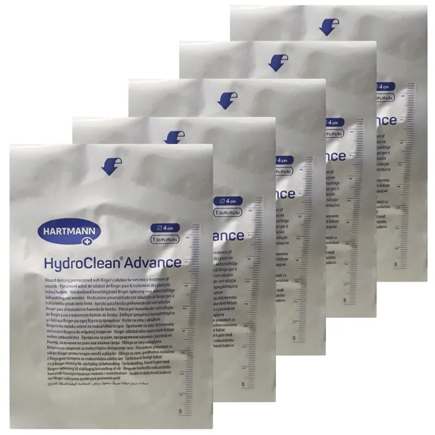 5x1 opatrunek hydroaktywny HYDROCLEAN ADVANCE 4cm jałowy oparzeń