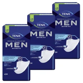 3x24szt-dyskretne-wkladki-meskie-anatomiczne-tena-men-active-fit-level-1