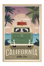 plakat-california-usa-vintage-retro-50x40-cm-2