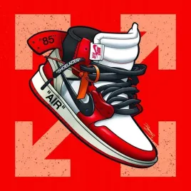 plakat-jordan-buty-70x50-cm