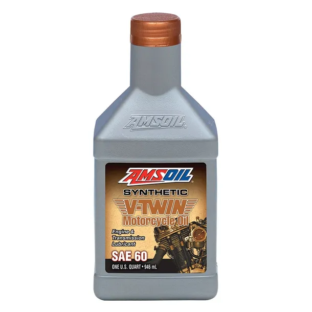 AMSOIL SYNTHETIC V-TWIN MOTORCYCLE OIL SAE60