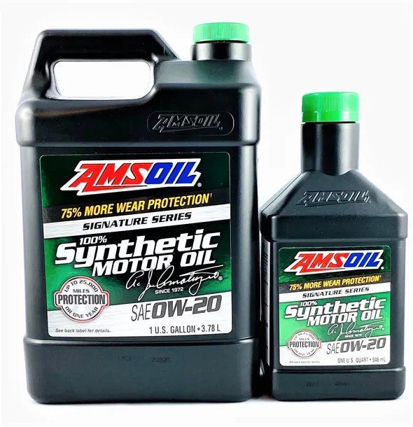 Amsoil Signature Series 0W20 4,73l zestaw