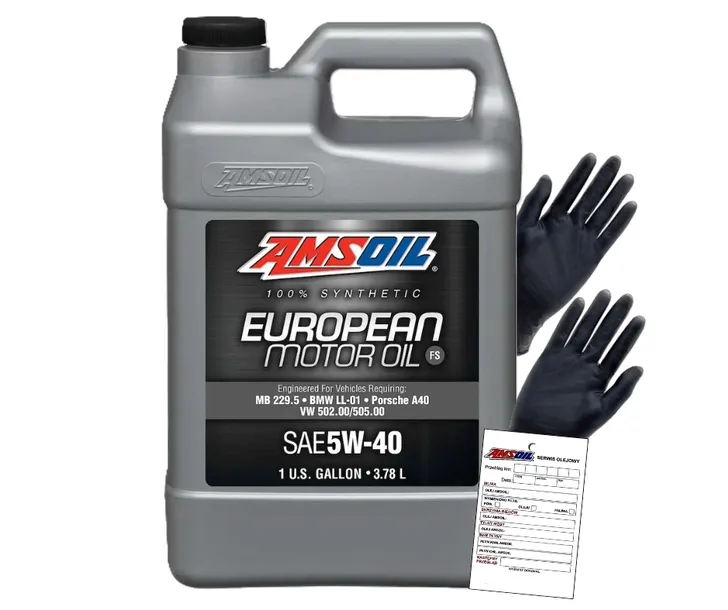 Olej silnikowy AMSOIL European Motor Oil 5W40 FULL-SAPS 3,784 L
