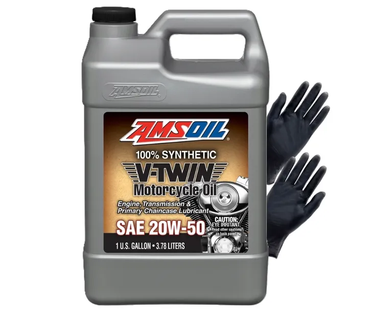 Olej silnikowy AMSOIL SYNTHETIC VTWIN MOTORCYCLE OIL 20W50