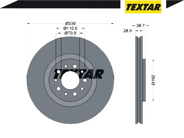 textar-92145103-tarcza-hamulcowa-waga-produktu-9-9-kg