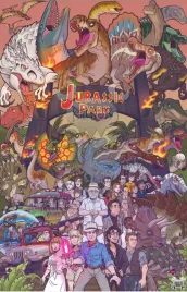 plakat-jurassic-park-jurassic-world-dinozaury70x50-cm