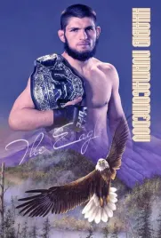 plakat-khabib-nurmagomedov-the-eagle-ufc-70x50-cm