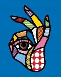 plakat-abstrakcja-picasso-vintage-retro-100x70-cm