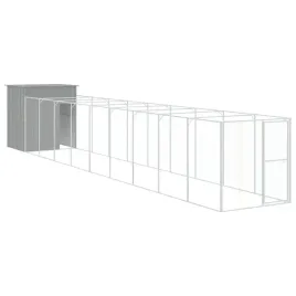 buda-dla-psa-z-wybiegiem-jasnoszara-165x1067x181-cm-stal