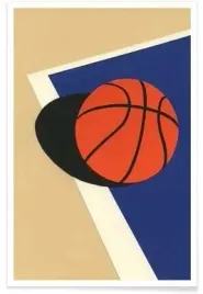plakat-koszykowka-basketball-retro-vintage-50x40-cm
