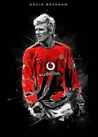 plakat-david-beckham-manchester-united-70x50-cm