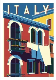 plakat-vintage-retro-art-wlochy-50x40-cm
