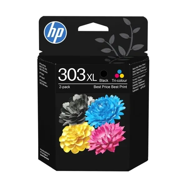 Komplet tuszy do HP - 303xl BK + CMY Envy Inspire 6200 7200 7220, 7220e (N)