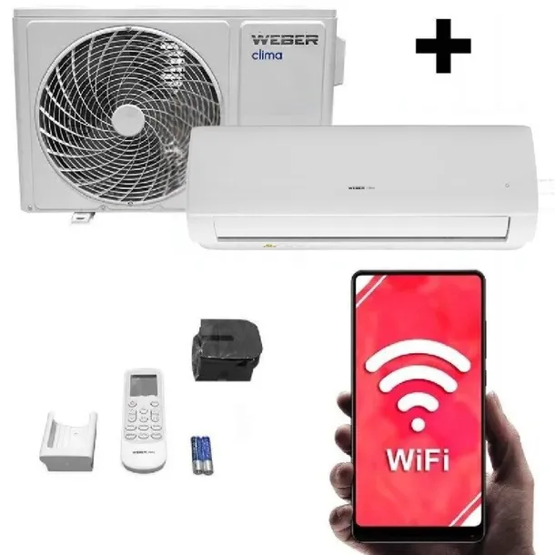 Klimatyzator ścienny WEBER CLIMA Q 3,4 kW + 4D + WiFi - OSTATNIE SZTUKI!