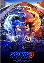 plakat-sonic-3-szybki-jak-blyskawica-wydruk-ozdoba-100x70-cm-1