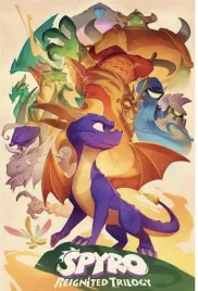 plakat-smok-spyro-reignited-trilogy-wydruk-ozdoba-100x70-cm-4