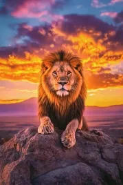 plakat-glamur-lew-krol-afryka-safari-nowoczesny-100x70-cm-27