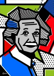plakat-albert-einstein-vintage-retro-50x40-cm