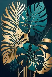 plakat-liscie-monstera-boho-abstrakcja-akwarela-100x70-cm-11