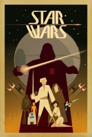 plakat-star-wars-vader-vintage-retro-50x40-cm