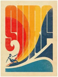 plakat-surf-fale-morze-vintage-obraz-50x40-cm-2
