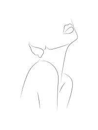 plakat-one-line-art-kobieta-vintage-50x40-cm-5