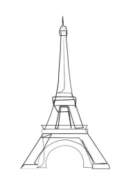 plakat-one-line-art-eiffla-paryz-vintage-50x40-cm