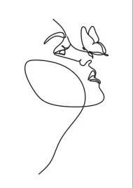 plakat-one-line-art-kobieta-vintage-50x40-cm-11