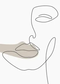 plakat-one-line-art-kobieta-vintage-50x40-cm-7