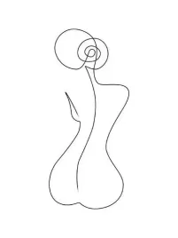 plakat-one-line-art-kobieta-vintage-50x40-cm-4