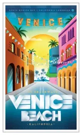 plakat-venice-beach-vintage-retro-obraz-50x40-cm