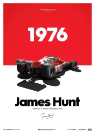 plakat-formula-1-james-hunt-vintage-retro-50x40-cm